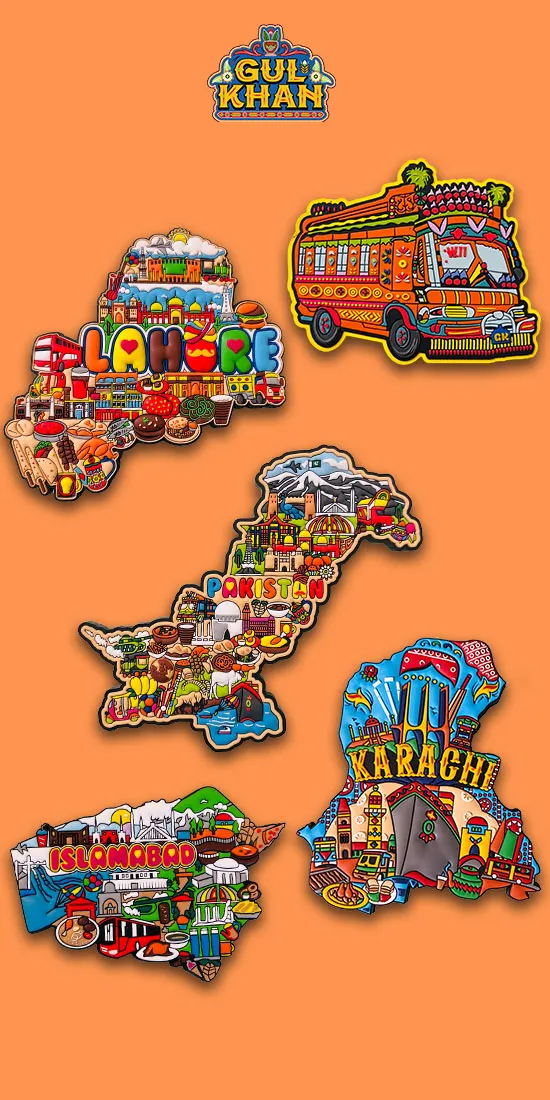 City Fridge Magnets