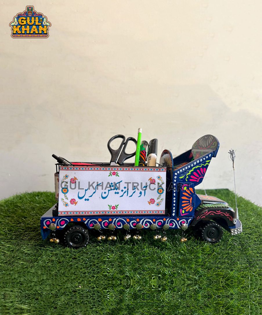 Hand Painted Appitizer Truck with logo for corporate Gifting