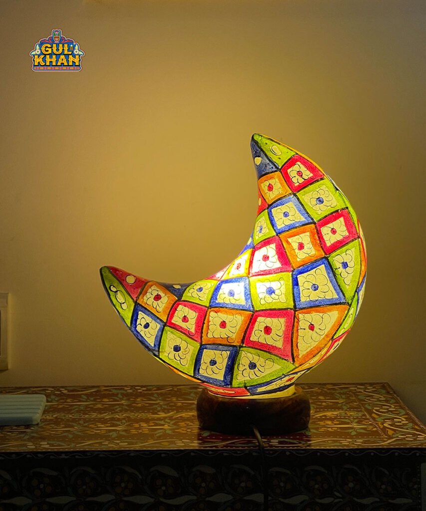 Premium Camel Skin Lamps – Hand Painted Traditional Truck Art