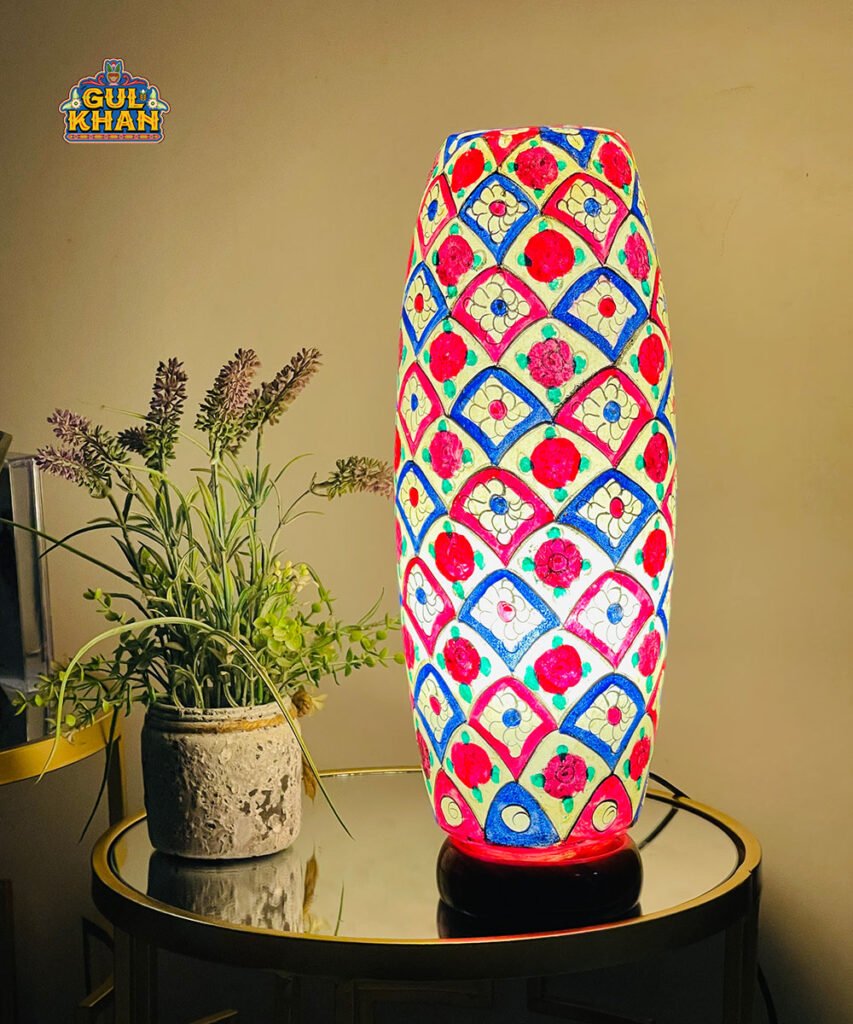 Premium Camel Skin Lamps – Hand Painted Traditional Truck Art